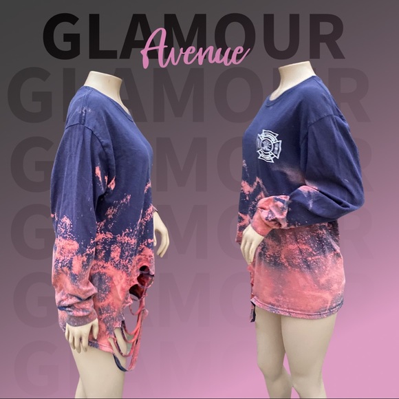 ✨Custom Distressed Shirt✨ • One of a Kind - Dare to be Rare 💕 - Picture 2 of 3